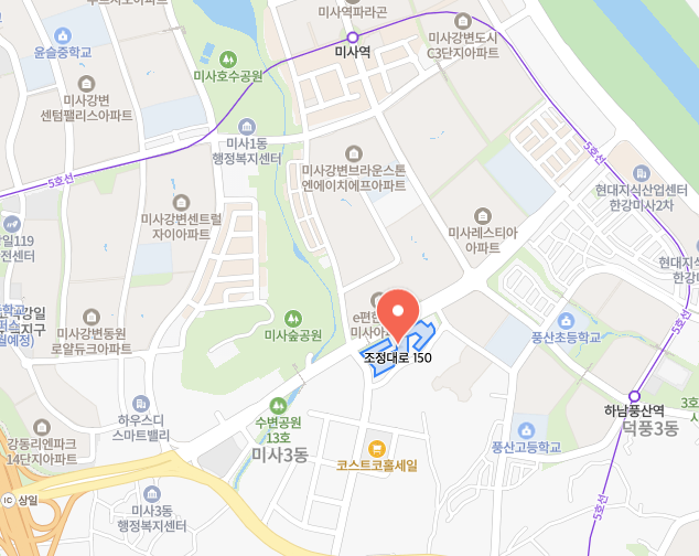 세움테크 오시는길 지도